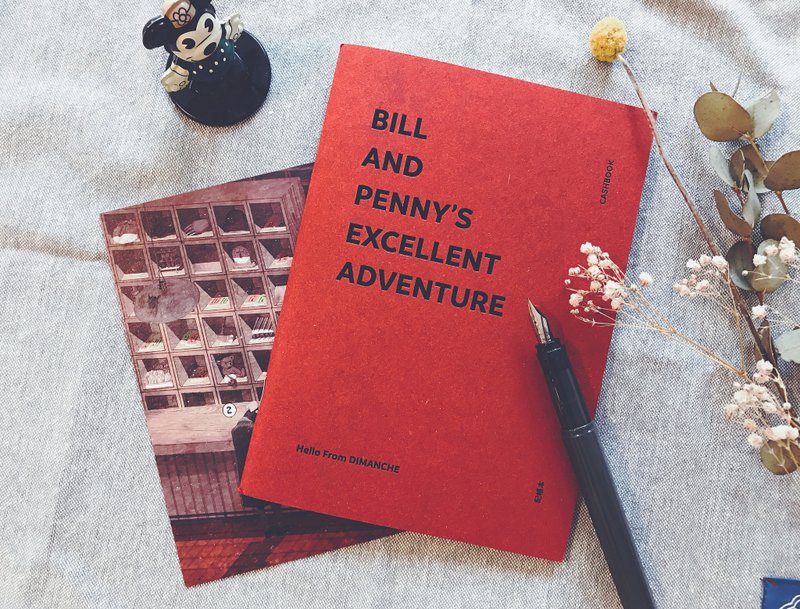 迪梦奇 钢钢好系列纯粹款 - 记帐本/纯粹红 - 笔记本/手帐 - 纸 红色