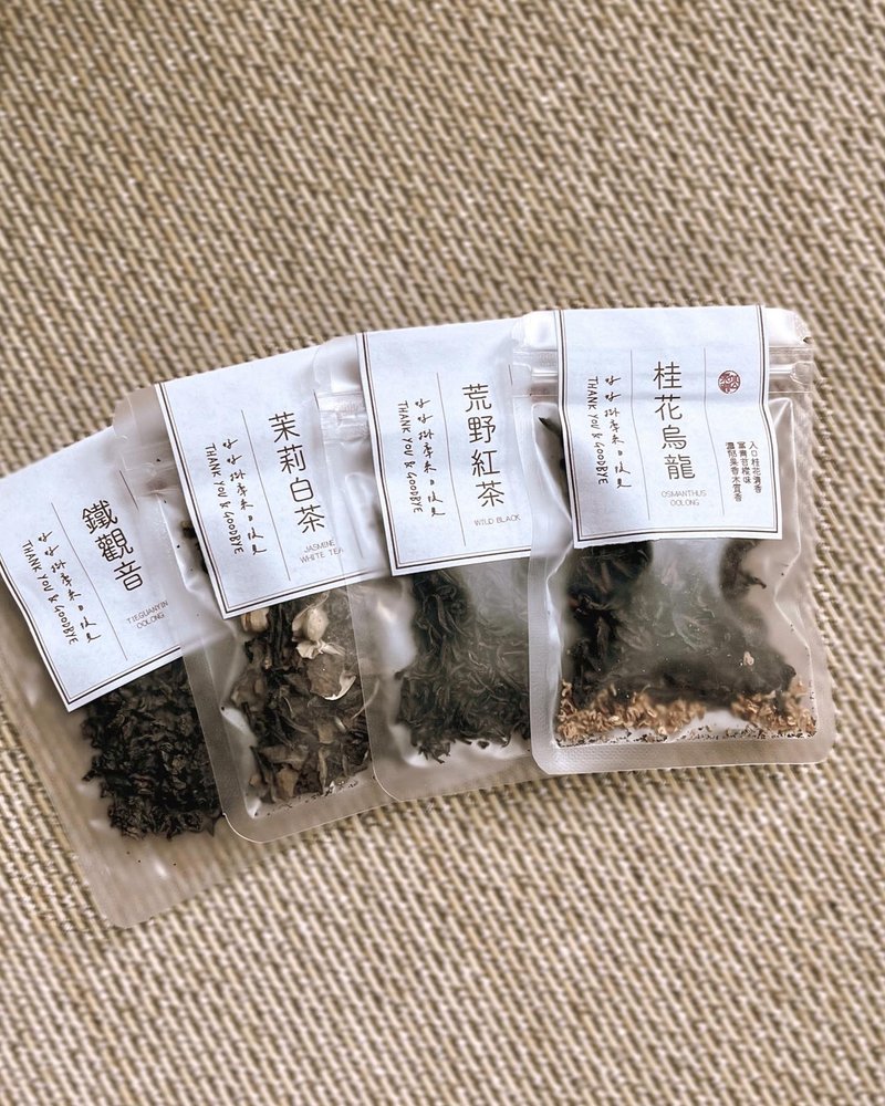【定制化礼物】散水茶礼 / 旅游茶饮 / 婚宴回礼 / 企业活动赠礼 - 茶 - 新鲜食材 白色