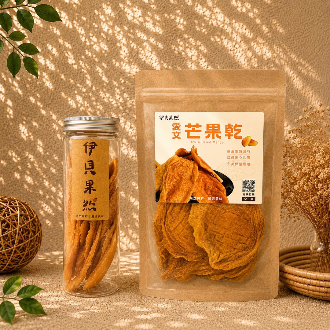 【伊贝果然】爱文芒果干 - 水果干 - 防水材质 