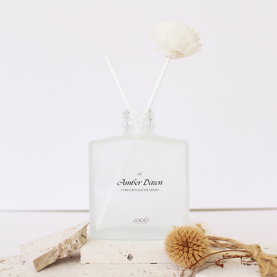 扩香香氛 | 05 琥珀晨曦  Amber Dawn - 100ml/50ml - 香薰/精油/线香 - 玻璃 透明