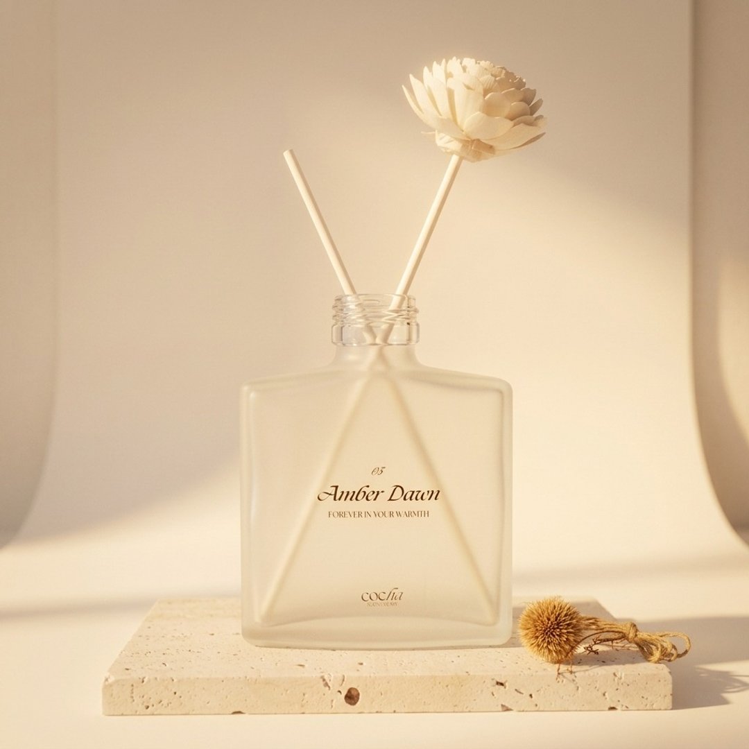 扩香香氛 | 05 琥珀晨曦  Amber Dawn - 100ml/50ml - 香薰/精油/线香 - 玻璃 透明