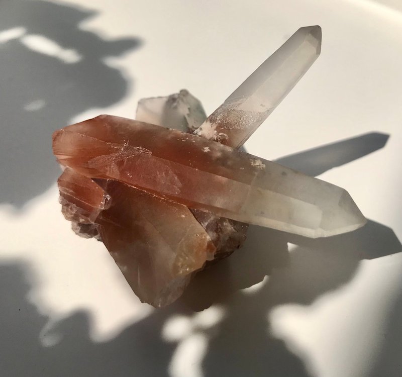 天然水晶 水晶簇 红水晶 红晶 红兔毛 水晶原矿 天然原石  水晶 - 其他 - 水晶 红色
