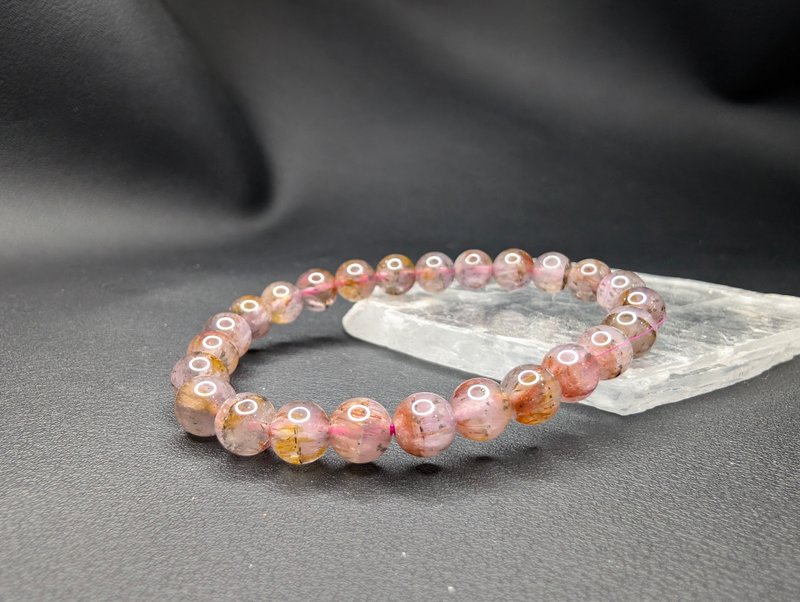 极光23 Auralite23  7mm 巴西   天然水晶 - 手链/手环 - 水晶 紫色
