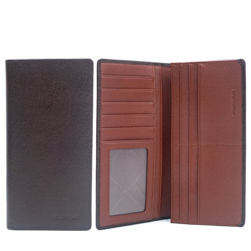 CUMAR 真皮/皮夹/ CROSS 防盗刷 长夹 - 皮夹/钱包 - 真皮 咖啡色