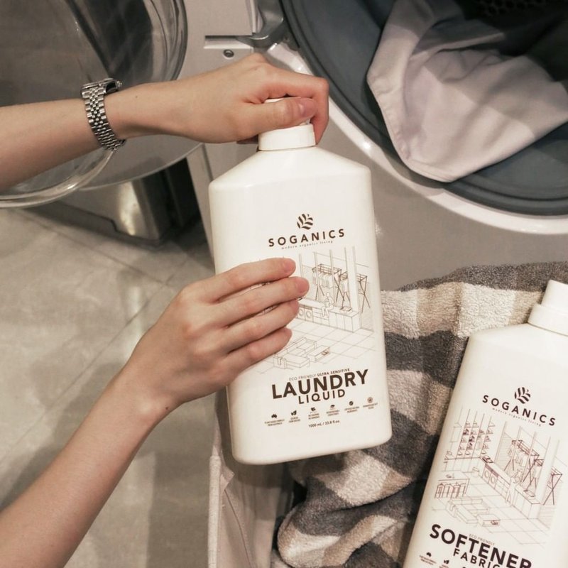 SOGANICS 草之净 天然有机 极抗敏洗衣精 - 衣物清洁 - 浓缩/萃取物 透明