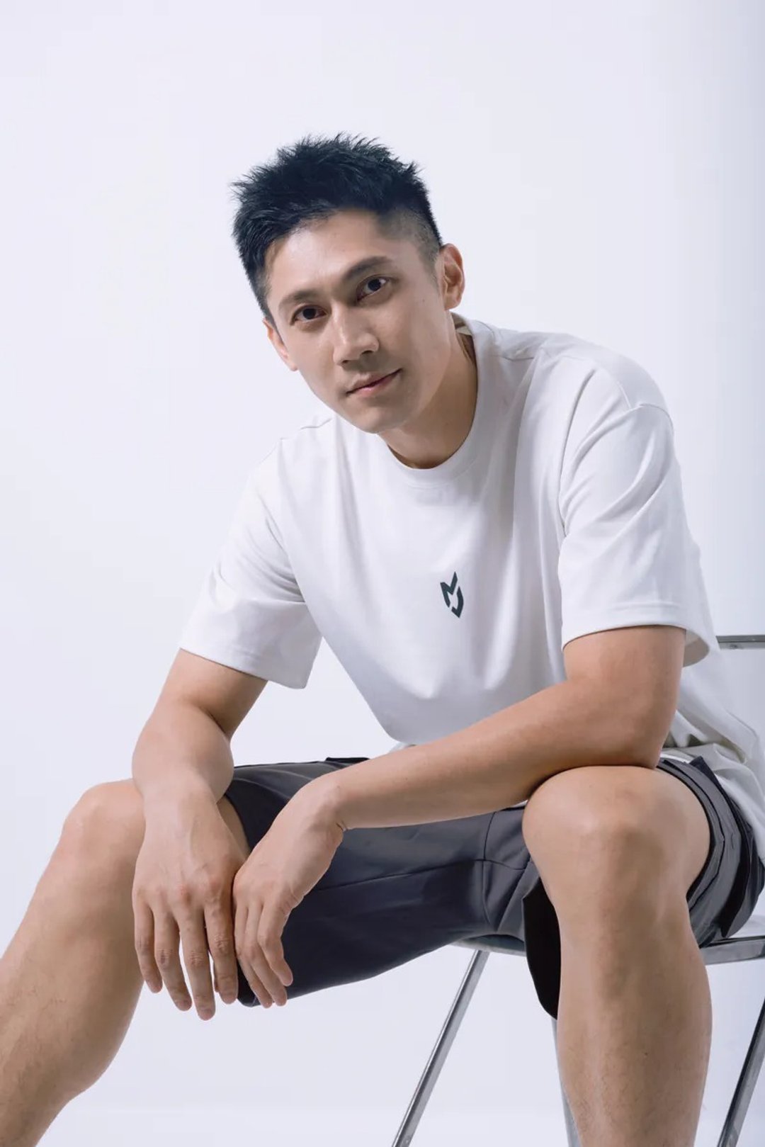 MotionJet Collection  MJC 单向导湿OVERSIZE运动短袖 白 - 男装运动衣 - 其他材质 