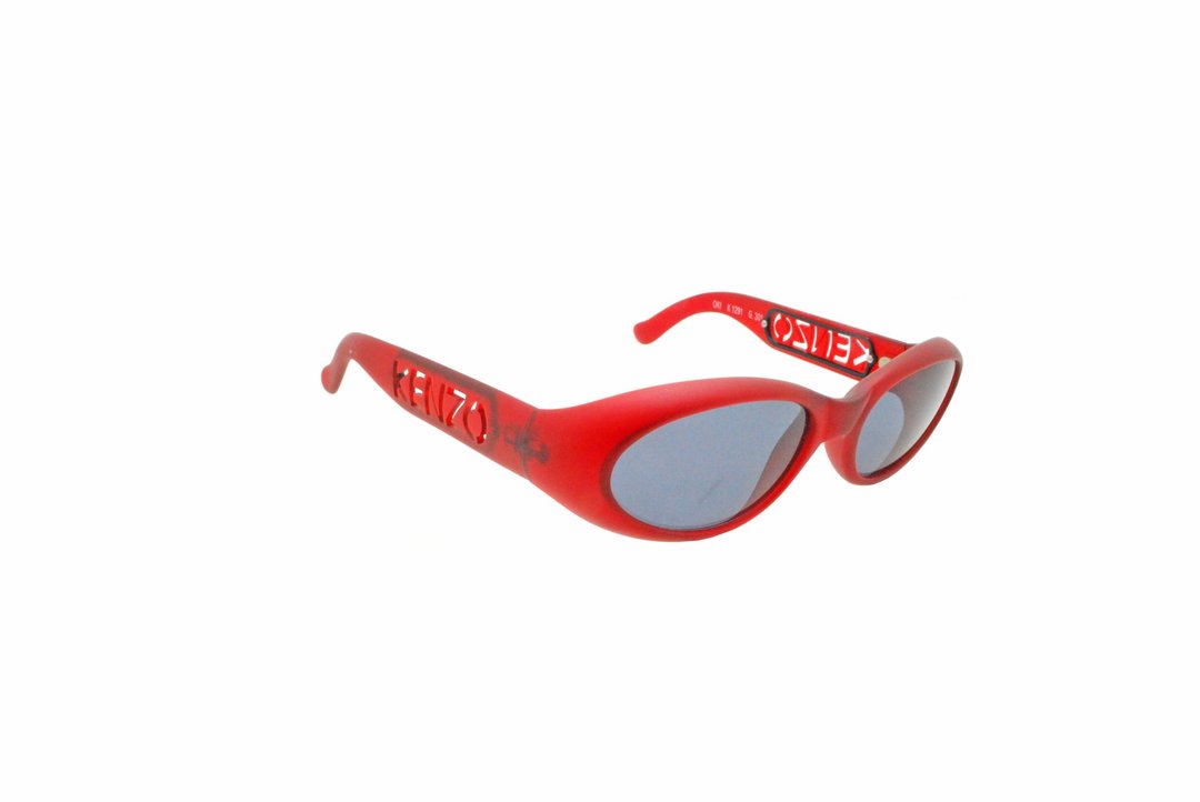 KENZO 凯卓 OKI K 1291 G. 301 90年代法国制古董太阳眼镜 - 墨镜 - 塑料 红色