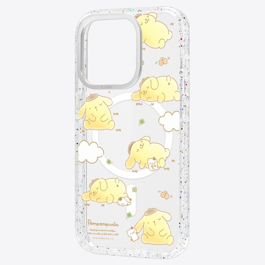 布丁狗 慵懒的一天 透彩标准/磁吸版 iPhone 16 15 14 13 Pro Max - 手机壳/手机套 - 环保材料 多色