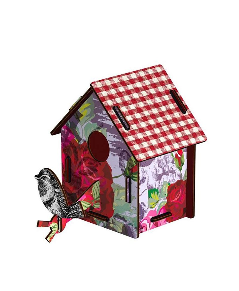 意大利MIHO 进口华丽木制设计鸟居挂饰(CASAS-14)(小)现货 - 摆饰 - 木头 红色