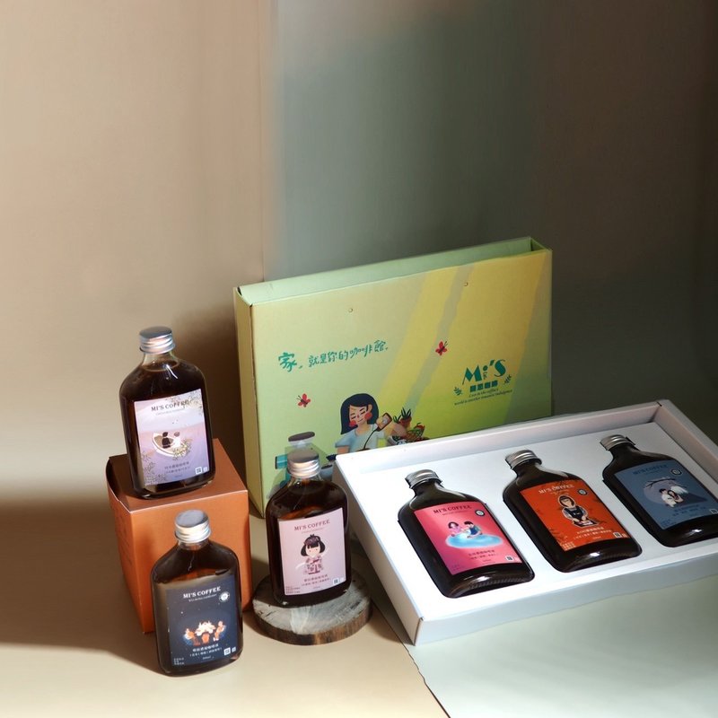 【咖啡礼盒】六款独特风味浓缩 x 200ml  (含艺妓浓缩咖啡) - 咖啡 - 玻璃 