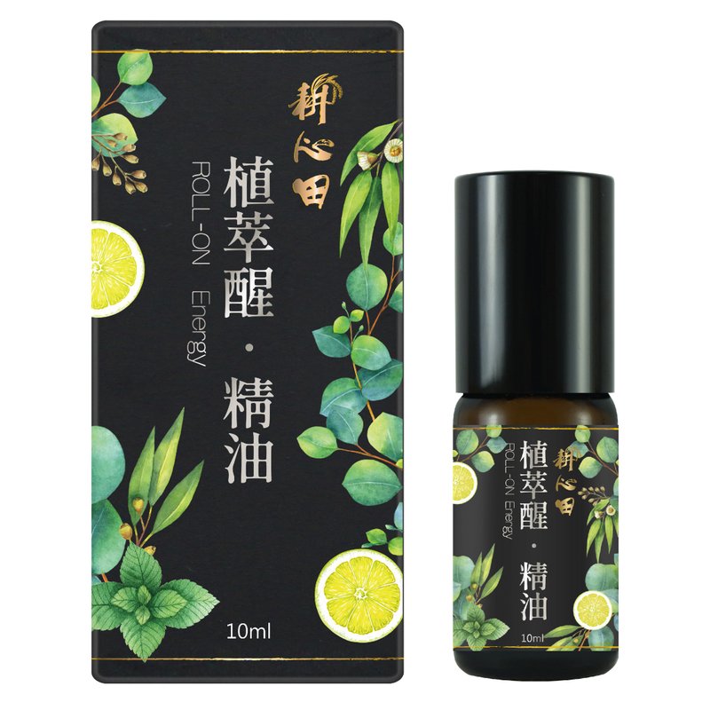 植萃醒 活力滚珠精油10ml - 香薰/精油/线香 - 玻璃 黑色