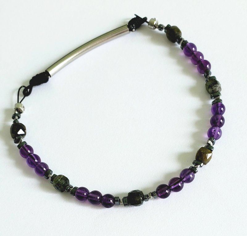 手编天然彩宝手绳 - 手链/手环 - 宝石 