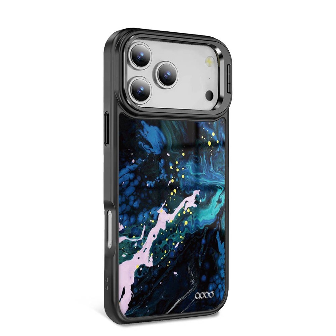 apbs iPhone 全系列 防摔合金框隐形立架手机壳 - 抽象画 - 手机壳/手机套 - 其他材质 多色