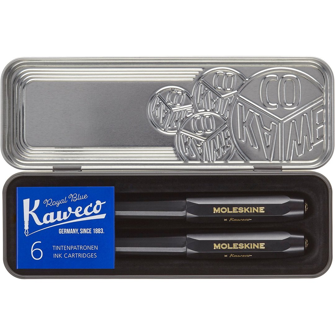 _勿上架_MOLESKINE x Kaweco 联名钢笔原子笔组 黑 (赠 6入卡水+) - 钢笔 - 塑料 黑色
