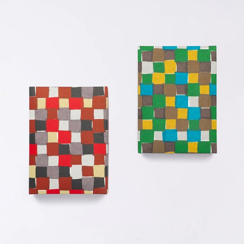 京都 贴纸盒 手染和纸 日本制造 小物收纳盒 缝纫盒 收纳盒 文具 - 收纳用品 - 纸 绿色