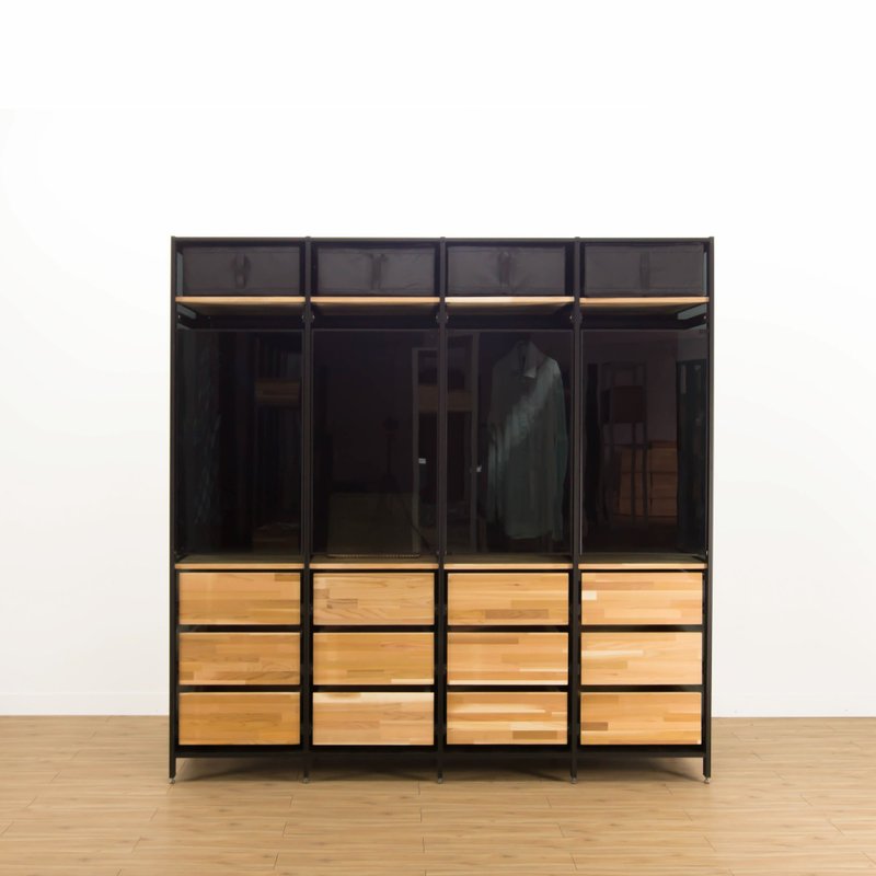 Creesor - Shido 60 工业风衣柜 - 衣柜/鞋柜 - 其他金属 黑色