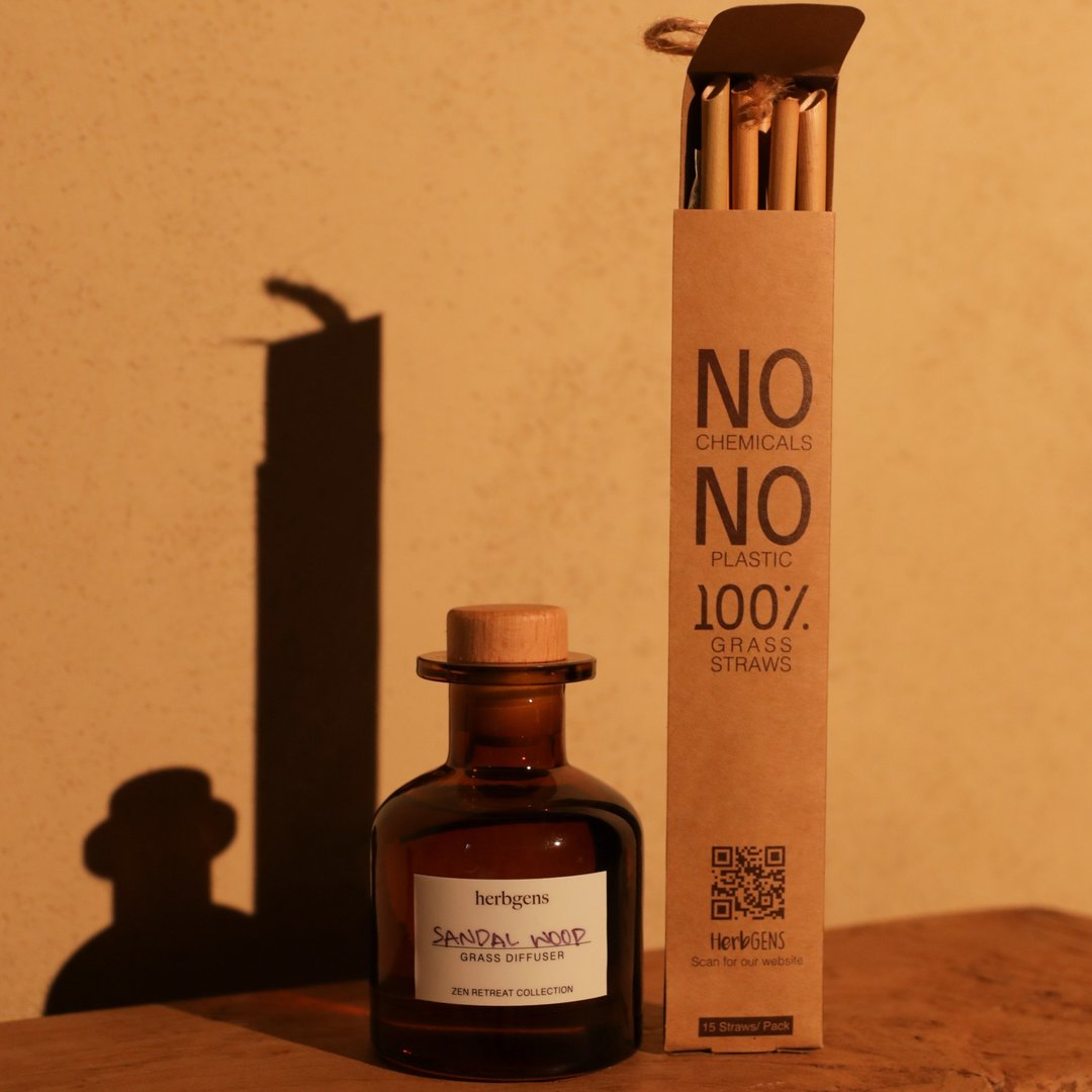 檀木咖啡色瓶 天然擴香130ml - 香薰/精油/线香 - 环保材料 