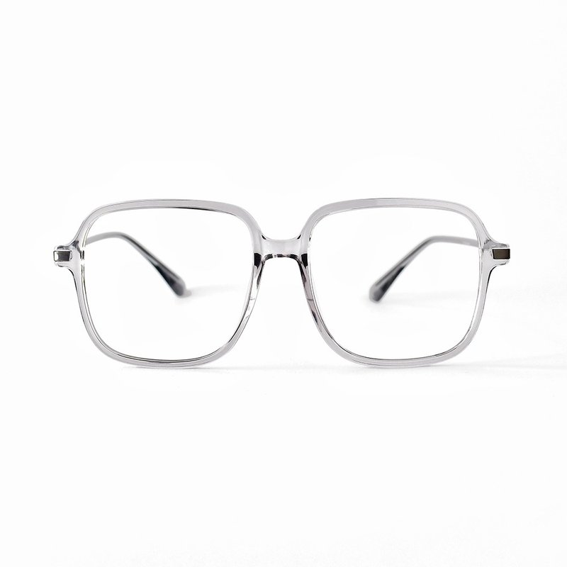 质感透轻量│超弹TR90金属镜腿大方框 - 眼镜/眼镜框 - 树脂 透明