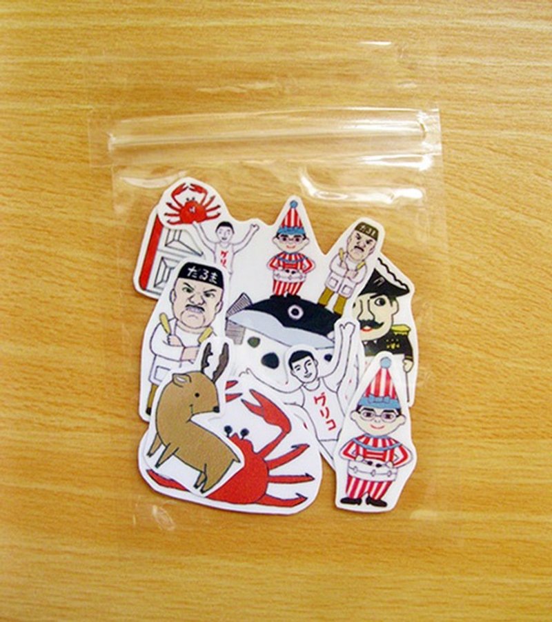 关西旅行 防水贴纸 - 贴纸 - 纸 