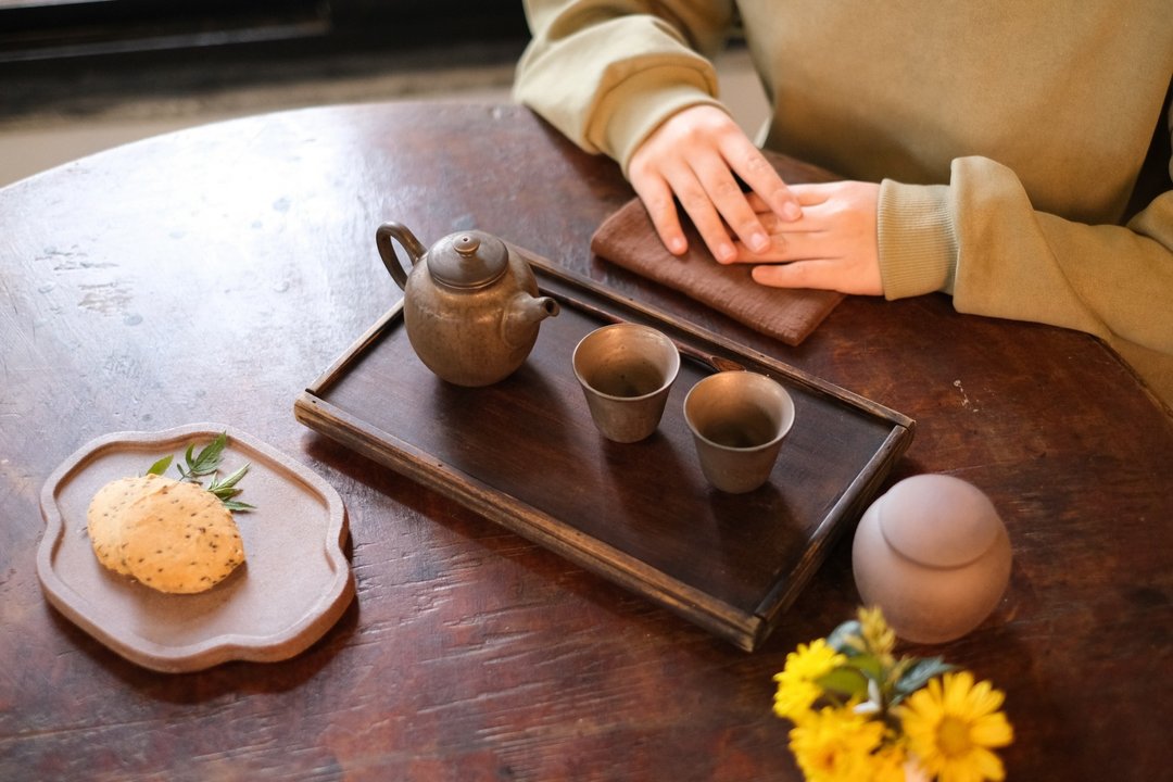 陶作坊 │ 伫在_拓黑系列春游组_1壶2杯1茶罐 - 茶具/茶杯 - 其他材质 黑色