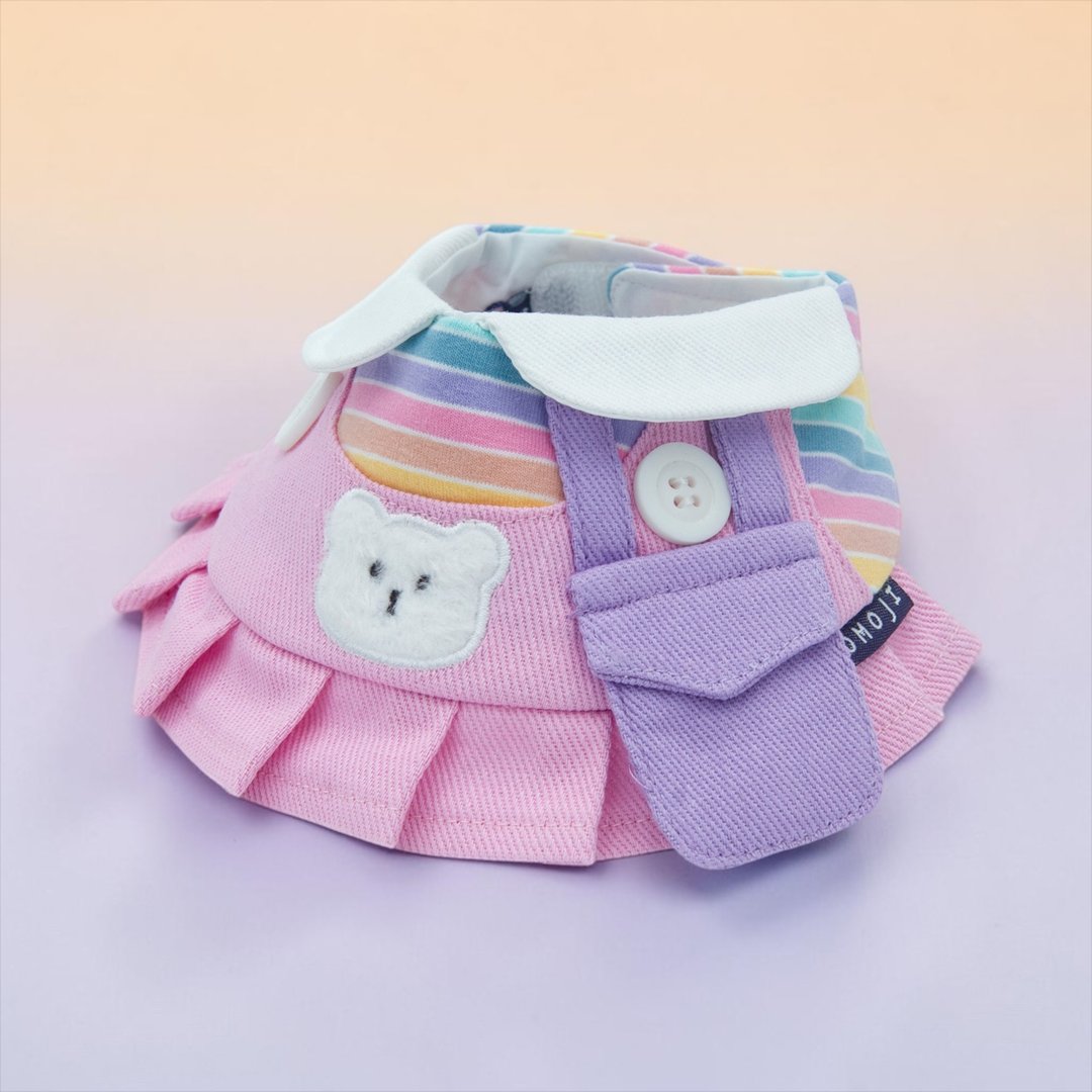 Bear Girls (1-Pastel Violet) | Pet Neckwear - 衣/帽 - 聚酯纤维 粉红色