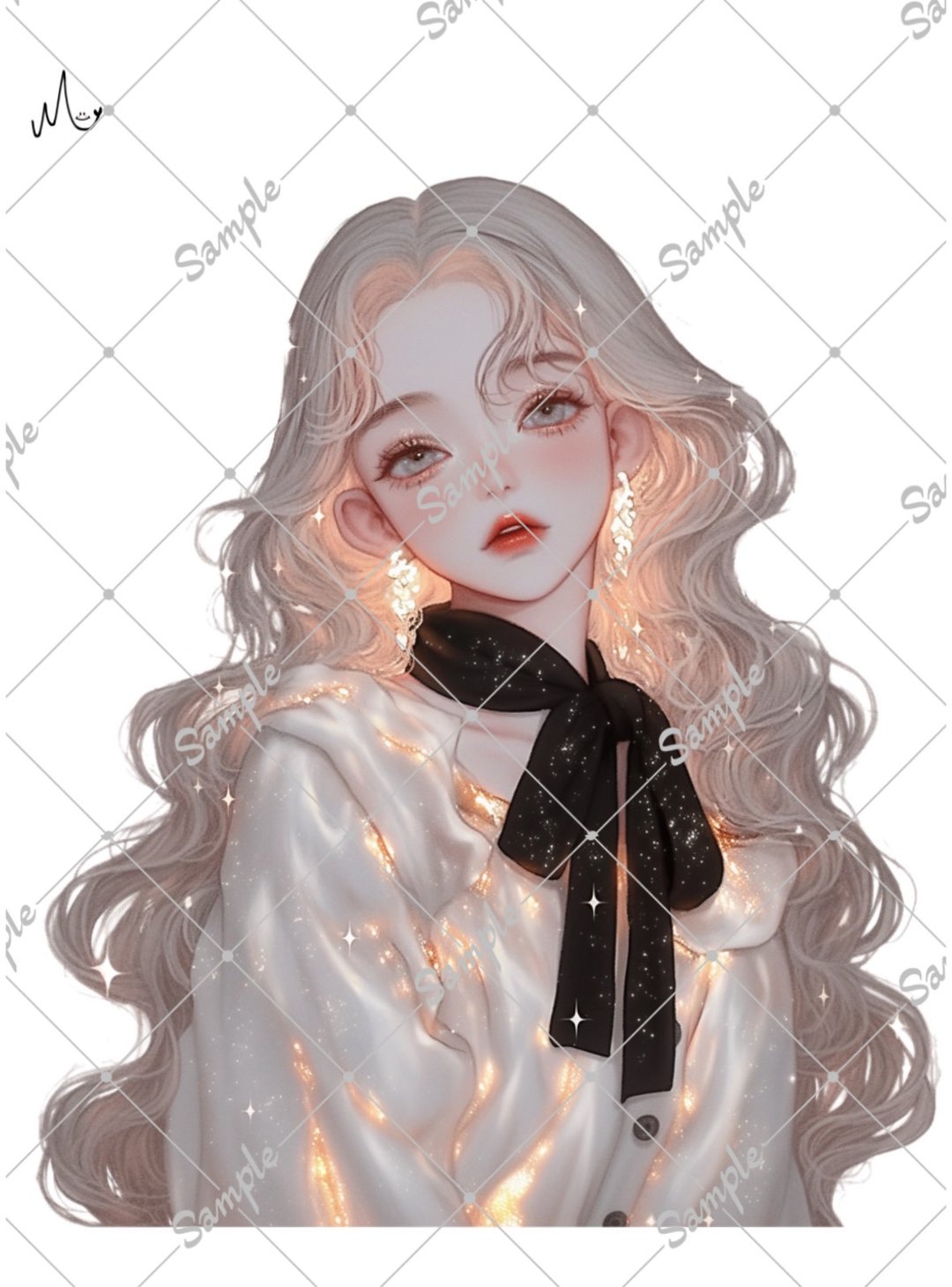 原创人物插画贴纸 - 贴纸 - 纸 