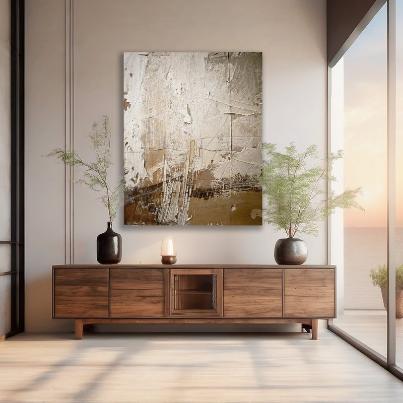 10080抽象画-无框画 | 装饰画 | 油画 | 挂画 | 室内设计 |入厝礼 - 海报/装饰画/版画 - 其他材质 多色