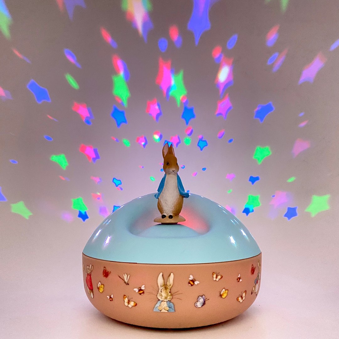 Trousselier - Peter Rabbit 彼得兔旋转音乐星星投影灯 - 儿童家具 - 其他材质 多色