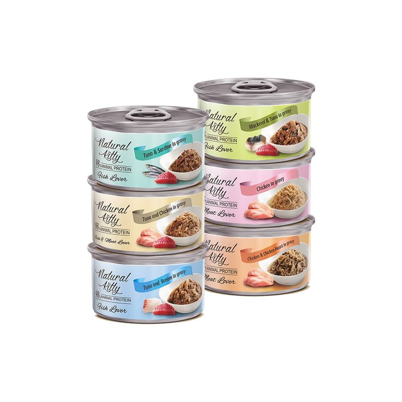猫主食丨自然小猫丨98%动物性蛋白质主食罐丨80g丨24入 - 猫罐头/鲜食 - 其他材质 