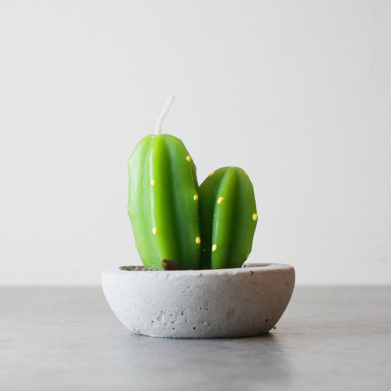 <手指指>-植物盆栽蜡烛含驱蚊油摆设 - 蜡烛/烛台 - 蜡 绿色