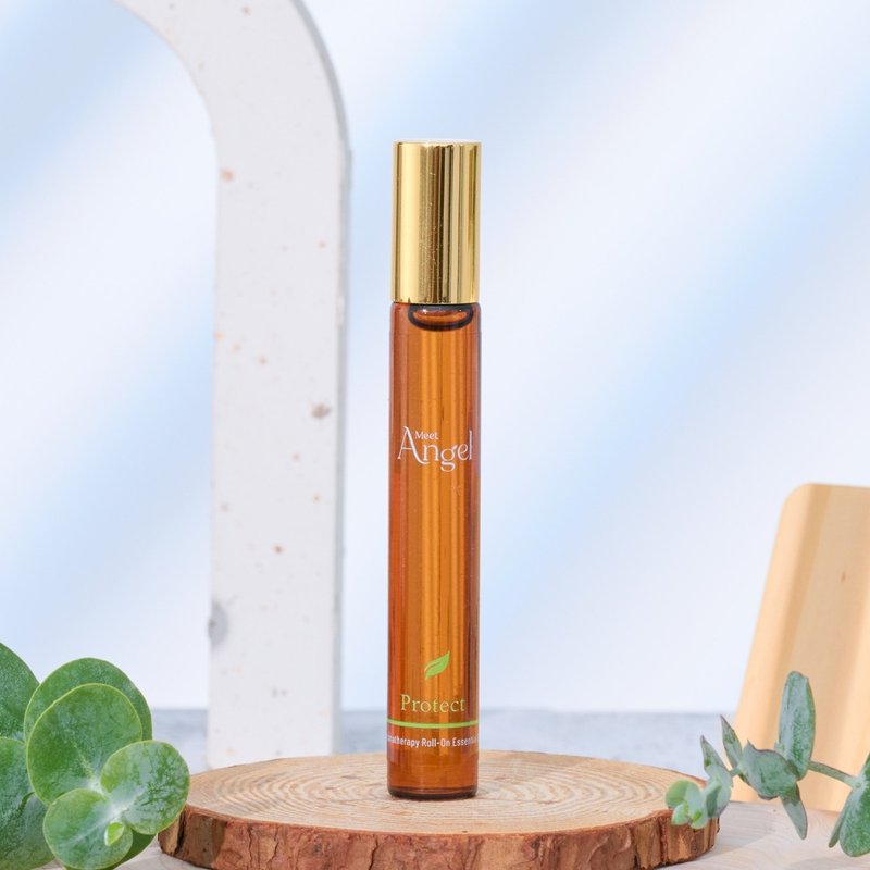 防护净化Protect | 芳疗滚珠精油 | 呼吸道保养 换季必备 - 香薰/精油/线香 - 精油 绿色