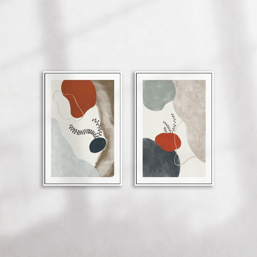 Calm Smile | 静静微笑 | 艺术装饰画 | 挂画 | 抽象画 | - 海报/装饰画/版画 - 木头 
