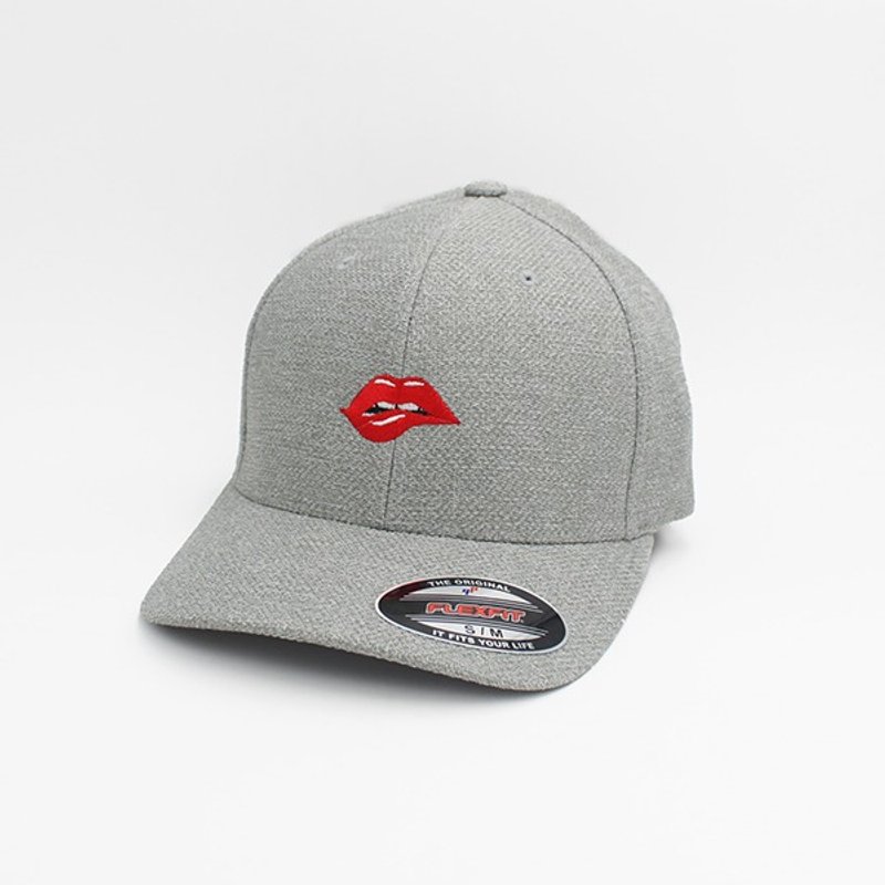 FLEXFIT® ORIGINAL-咬唇(石南灰) - 帽子 - 聚酯纤维 灰色