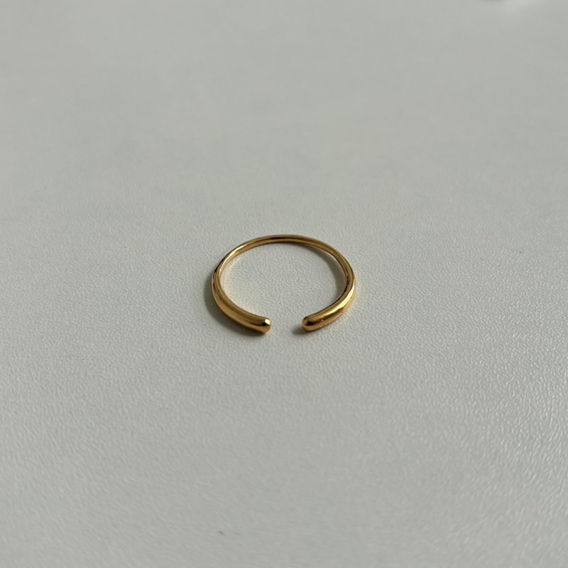 戒指 925纯银 wave ring04 - 戒指 - 其他金属 