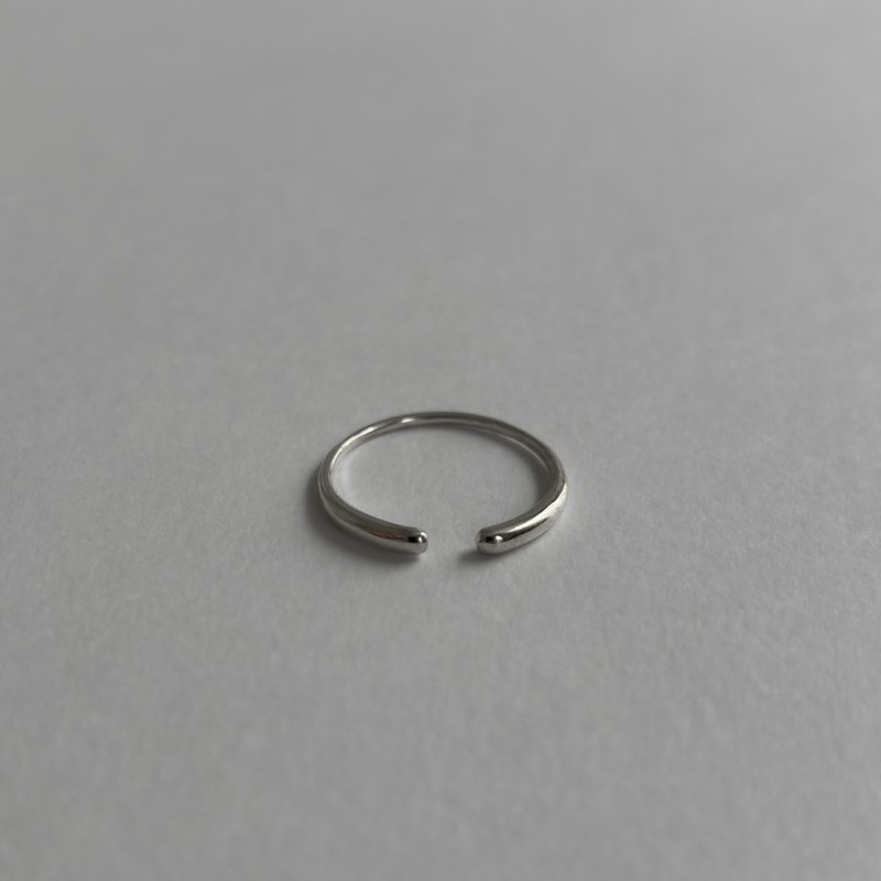 戒指 925纯银 wave ring04 - 戒指 - 其他金属 