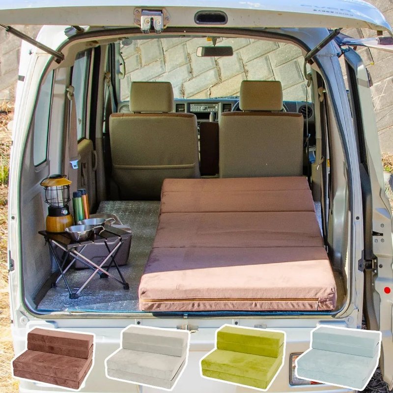 【Fulux 弗洛克】4WAY户外/居家多功能沙发折叠床 加厚10cm - 寝具 - 聚酯纤维 灰色