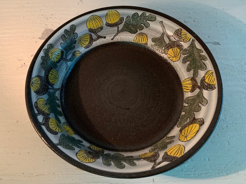 就爱栗陶制圆盘_陶器餐盘 - 盘子/餐盘/盘架 - 陶 咖啡色