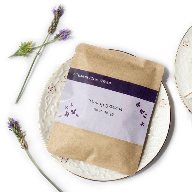 婚礼咖啡包/ 葡萄紫/ 定制化包装/ 三种咖啡豆可选 - 咖啡 - 其他材质 紫色