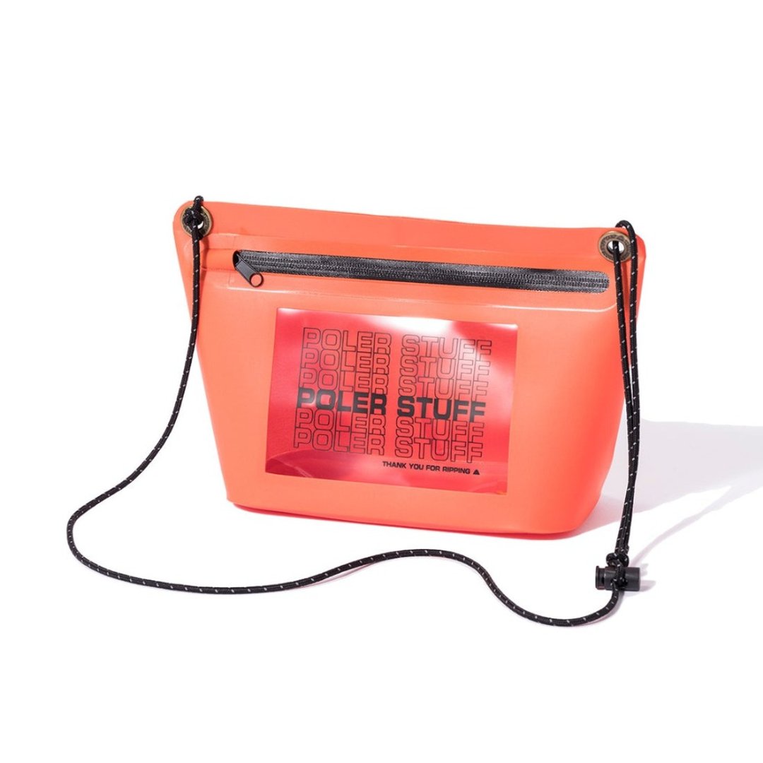 日本限定 POLER HIGH and DRY TPU POUCH 防水轻便袋收纳包 / 橘 - 侧背包/斜挎包 - 其他材质 橘色