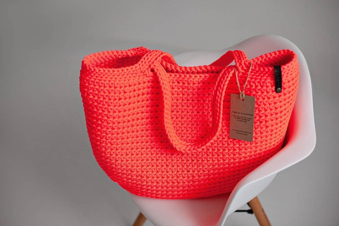 PDF 图案 钩针 LUNARBAG 图案，钩针手提袋图案，DIY 包 - 手工艺教程/工具书 - 其他材质 
