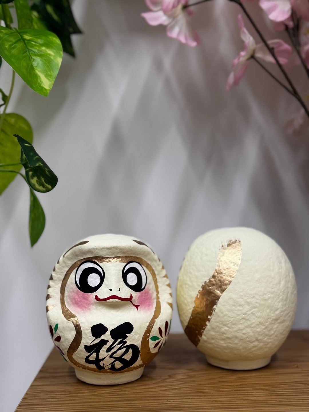 今井达磨 | 蛇年达磨 - 摆饰 - 纸 卡其色