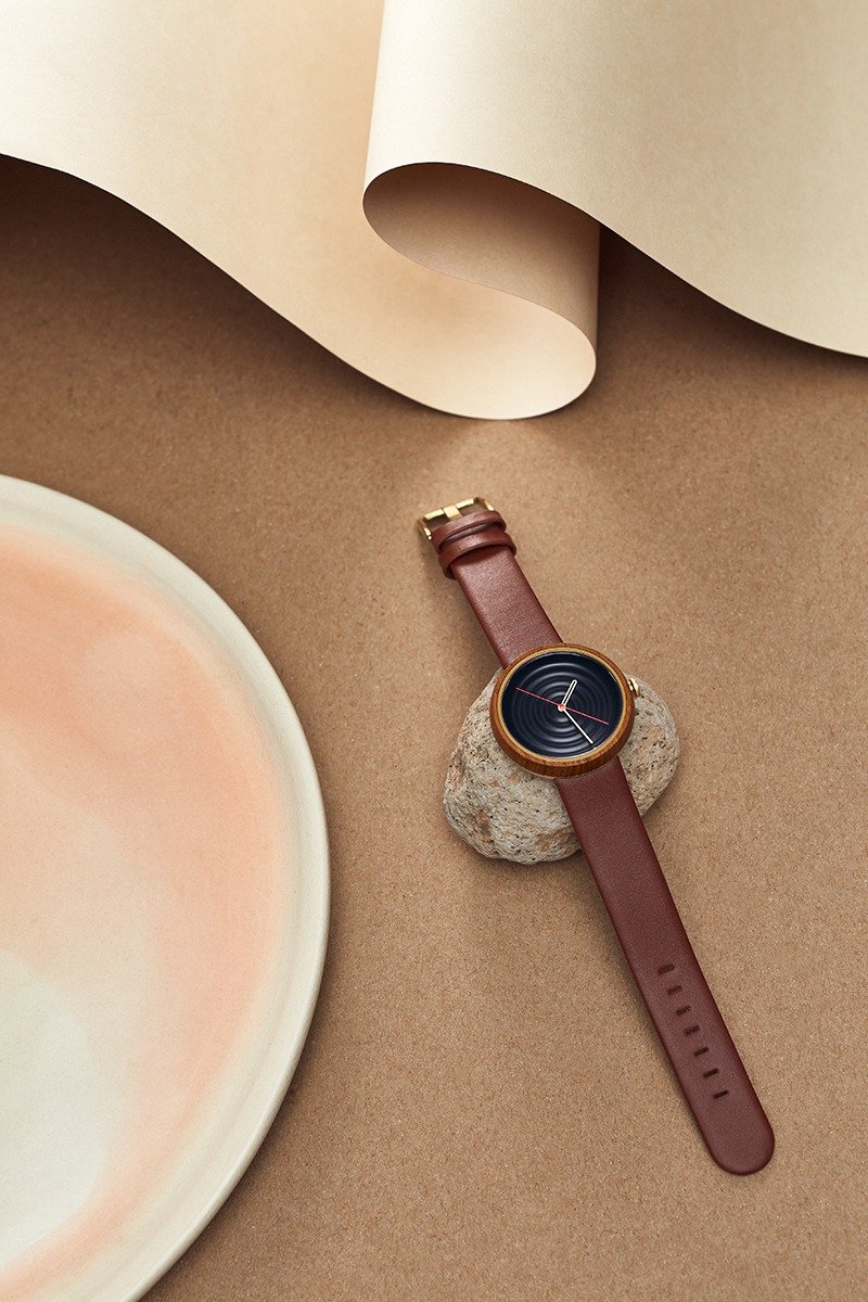 Lima Zenga Teak Coffee - 女表 - 木头 咖啡色