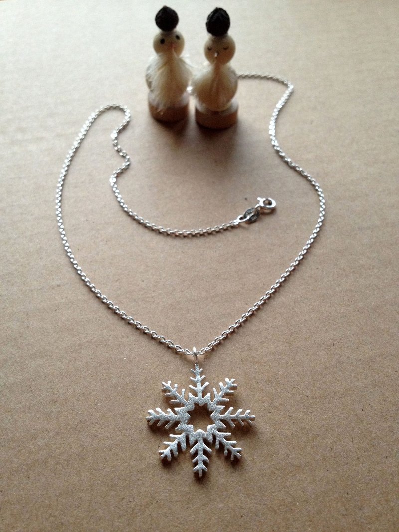 大雪花《星飘飘》-项链 <圣诞 银饰 925纯银 > - 项链 - 其他金属 银色