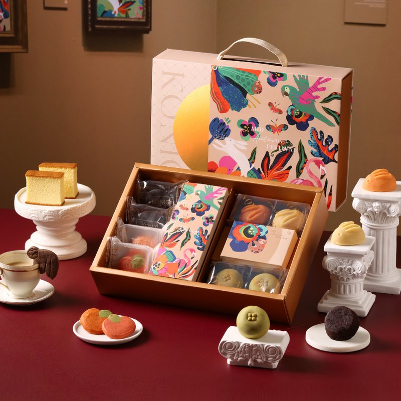 【金格食品】沐月中秋礼盒 - 蛋糕/甜点 - 其他材质 粉红色