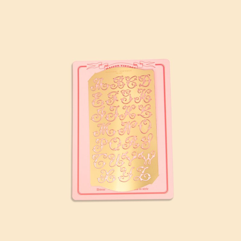 The Ultimate Vintage 书法手帐绘图板 - 其他 - 铜/黄铜 金色