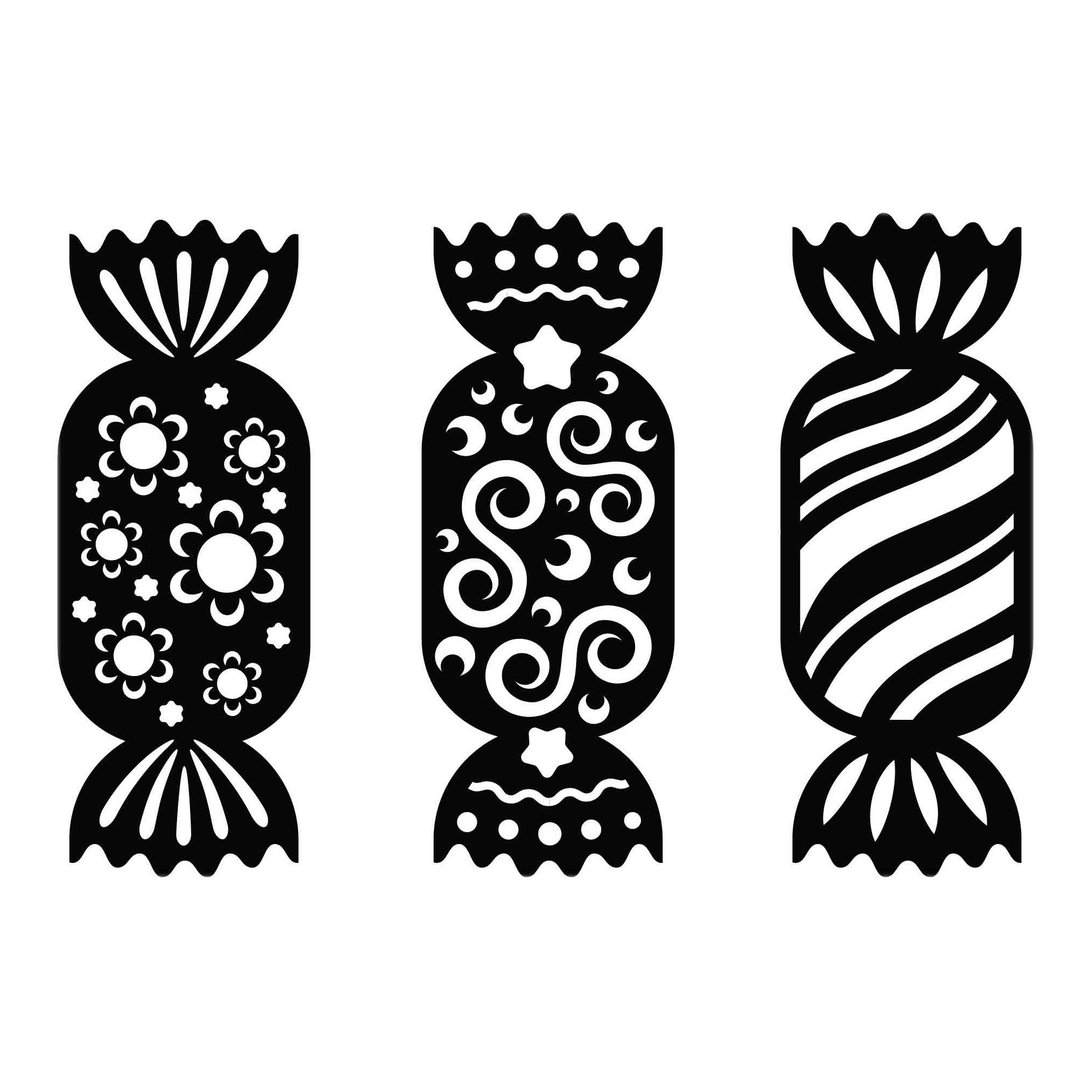 Candy svg, candy template, candy eps, candy png, candy laser cut, candy cut file - 图文模板设计 - 其他材质 