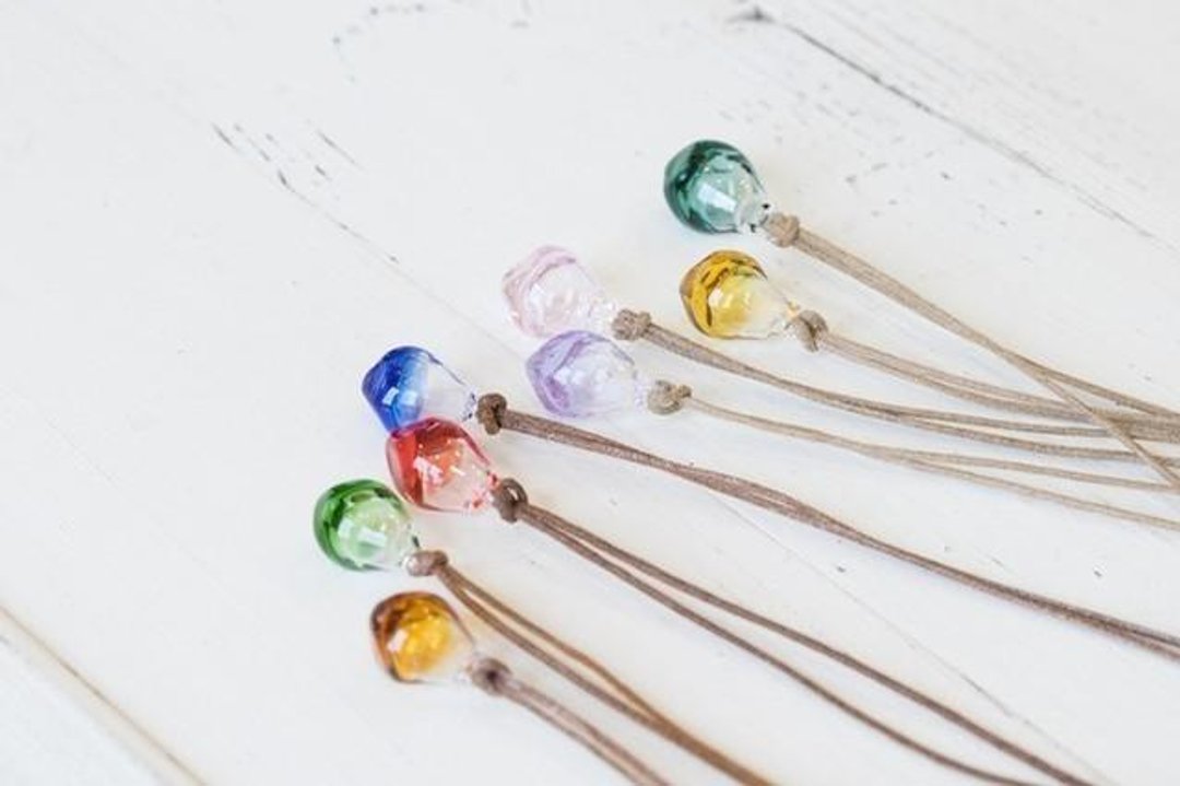 Ice aroma pendant color - 项链 - 玻璃 多色