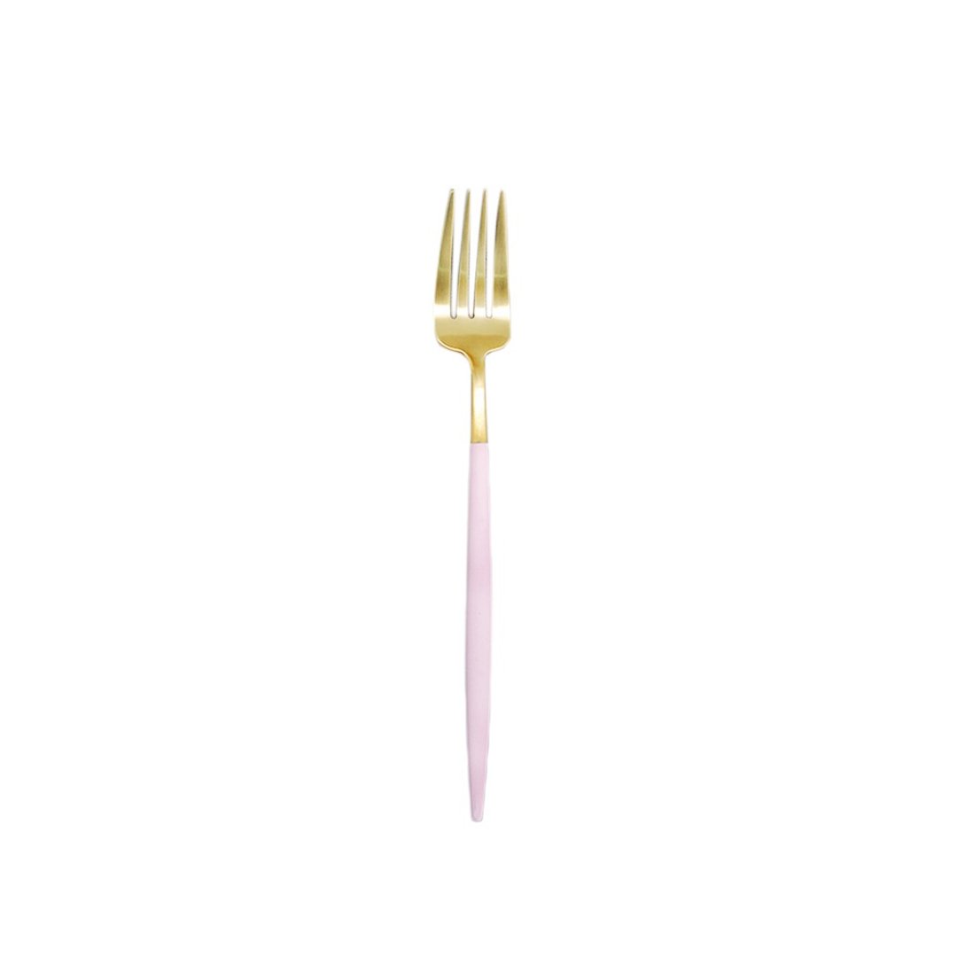 葡萄牙 Cutipol GOA 粉红金 18.5CM 点心叉 - 餐刀/叉/匙组合 - 不锈钢 粉红色