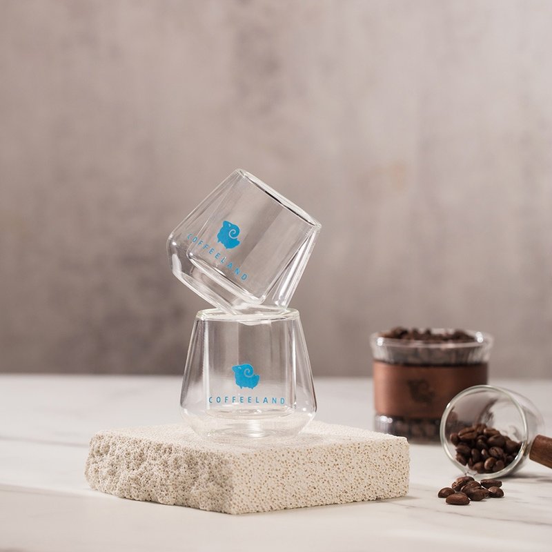 COFFEELAND | 小羊杯 - 装可爱用 - 双层耐热玻璃杯80ml - 玻璃杯 - 玻璃 透明