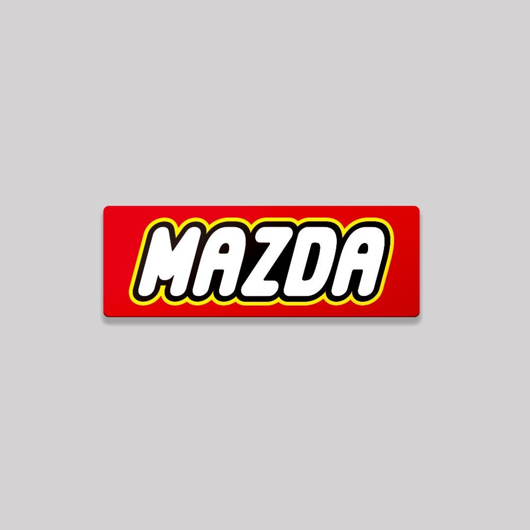 MAZDA/TOY/铝牌饰贴 SunBrother孙氏兄弟 - 贴纸 - 铝合金 红色